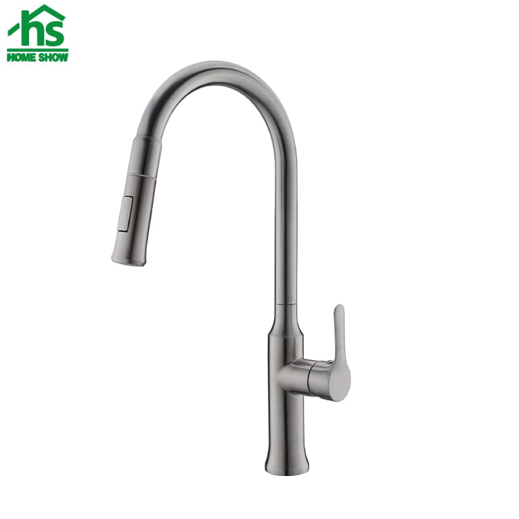 Brushed Surface Factory Price Pull Out Kitchen Faucet C031473
