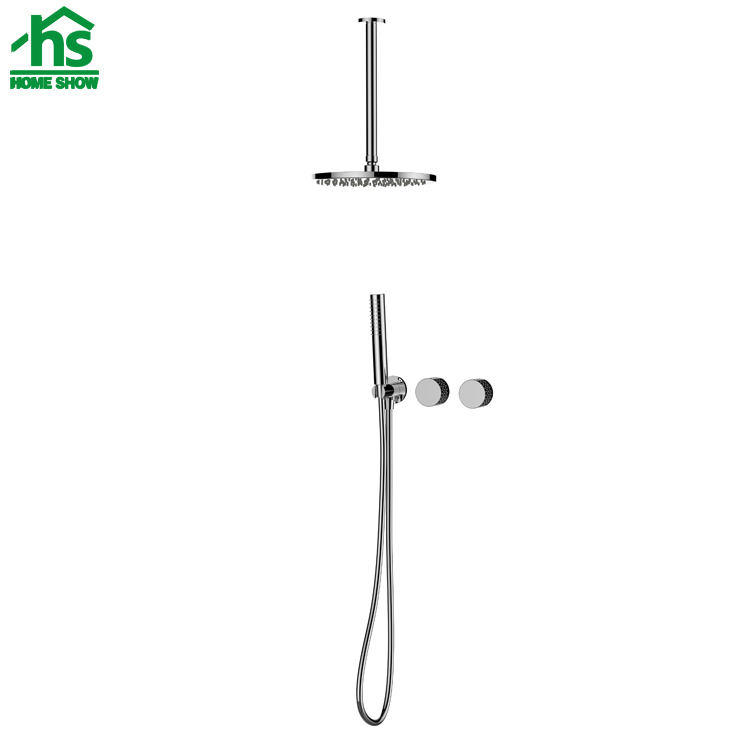 In Wall Chrome Double-lever Bath & Shower Mixer Combination  D25 1008