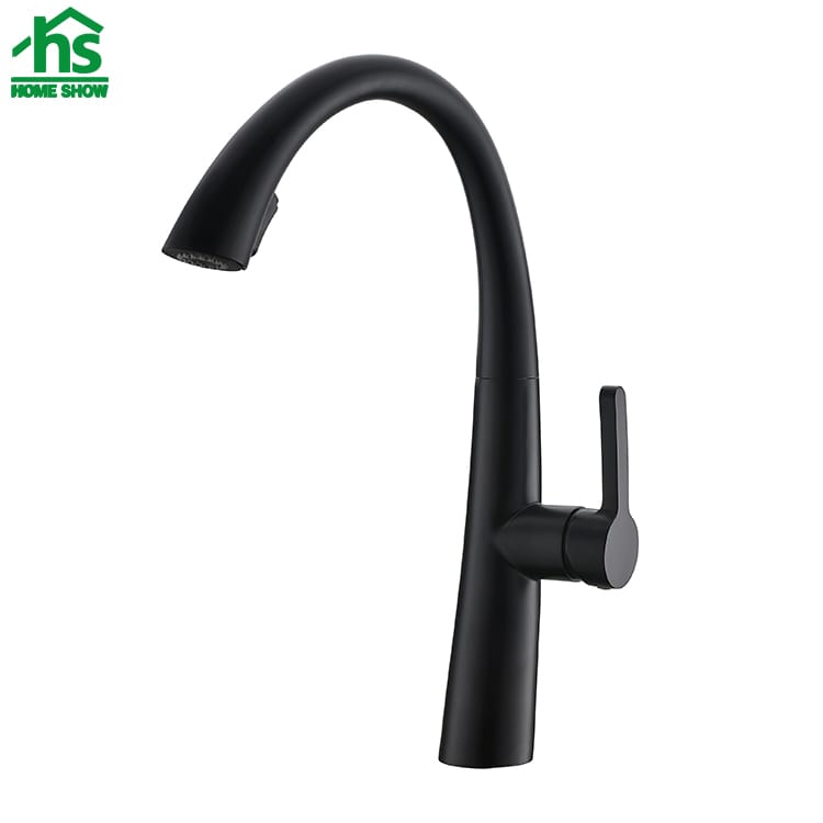 Wholesale Hotel Project OEM Gold Color Pull Out Kitchen Sink Faucet C03 1492