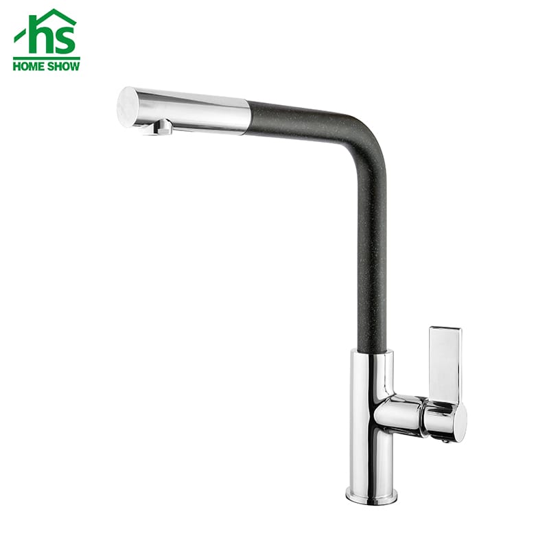 Black Color Wholesale ODM Kitchen Sink Faucet Factory C03 1215