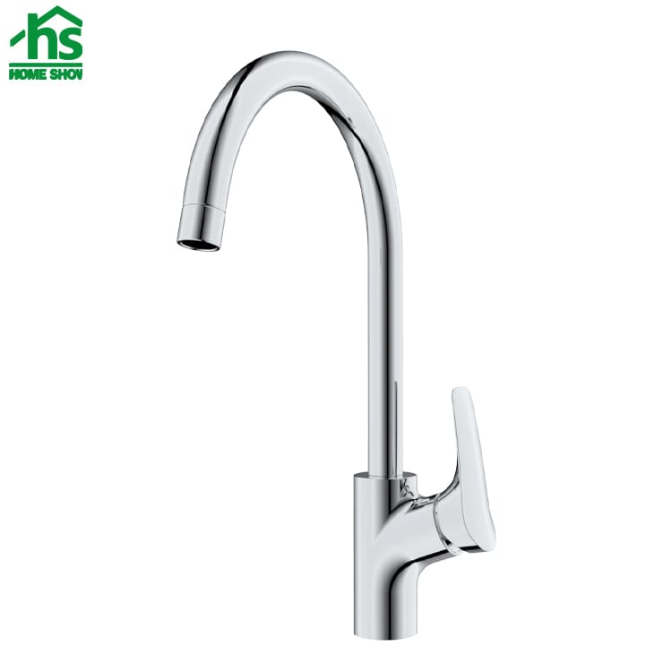 Factory Price Bathroom Brass Material Deck Mount Chrome Basin Mixer Faucet  M11 1001