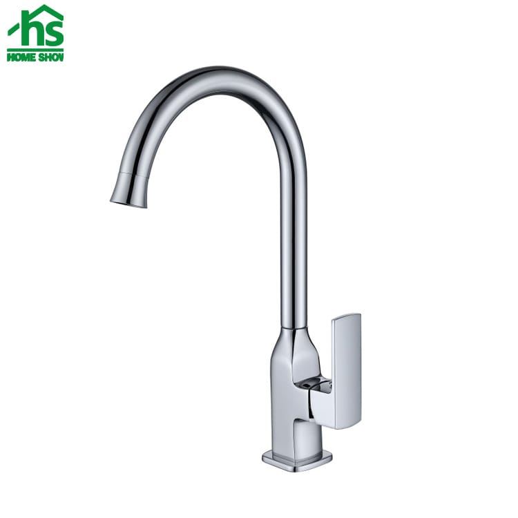 ODM OEM U Shaped Main Body Chrome Kitchen Faucet Tap Supplier C031406