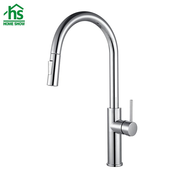 Wholesale Gold Kitchen Faucet Tap with Pull Out Sprayer C03 1429