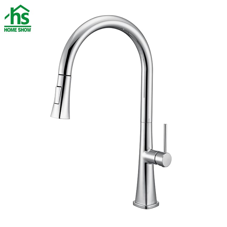 Brass Zinc Pull Out Kitchen Faucet C03-1416