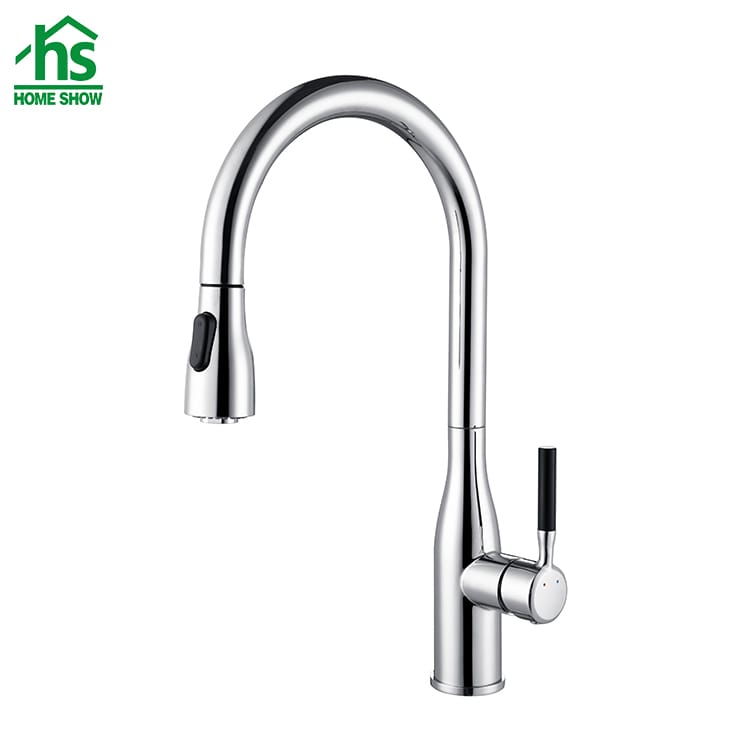 Chrome Long Neck kitchen Faucet C03 1427