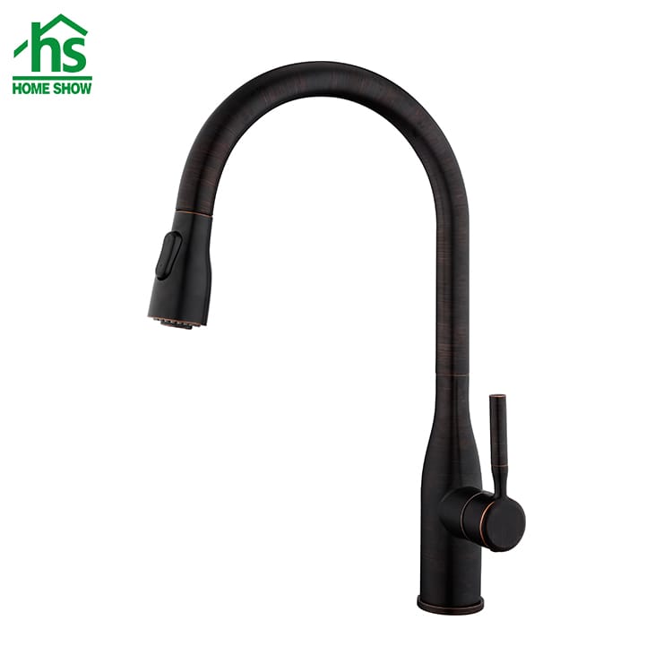 Wholesale Gold Kitchen Faucet Tap with Pull Out Sprayer C03 1429