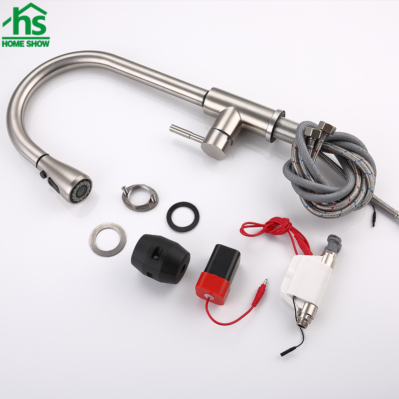 Wholesale OEM Stainless Steel Sensor Touchless/Touch Control  Kitchen Sink Faucet Factory C03 1520