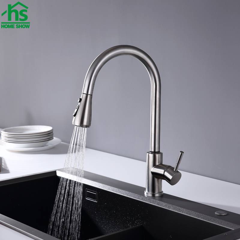 Wholesale OEM Stainless Steel Sensor Touchless/Touch Control  Kitchen Sink Faucet Factory C03 1520