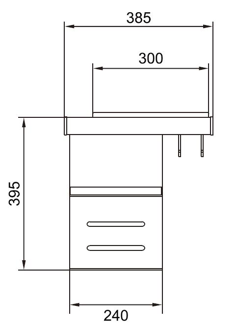 Wholesale Black Kitchen Knife Rack with Hooks for Kitchen Storage G08 1120