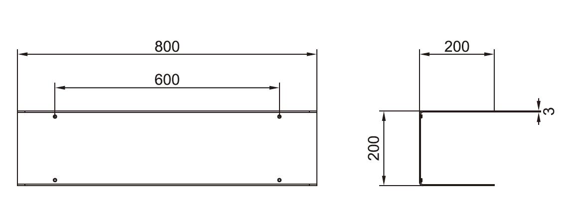 Aluminum Alloy Wall Mount Gray Kitchen Shelf