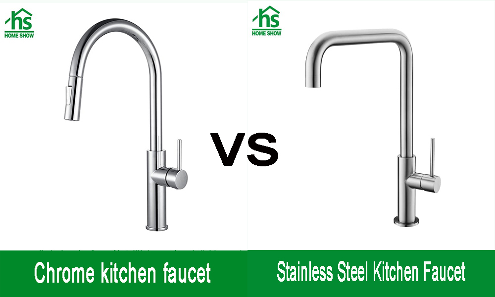 chrome kitchen faucet 