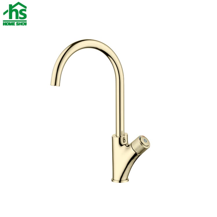 gold kitchen faucet