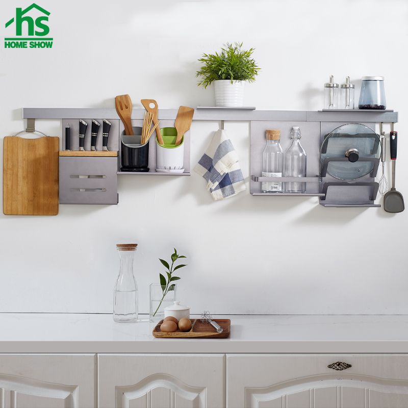 Kitchen Shelf Organizer Hanging Holder Rack 40cm-110cm Available