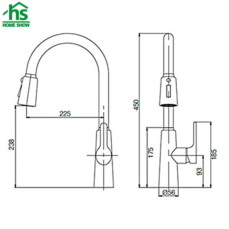 China Factory Water Saving Automatic Faucet Sensor Faucet for Kitchen C03 1536