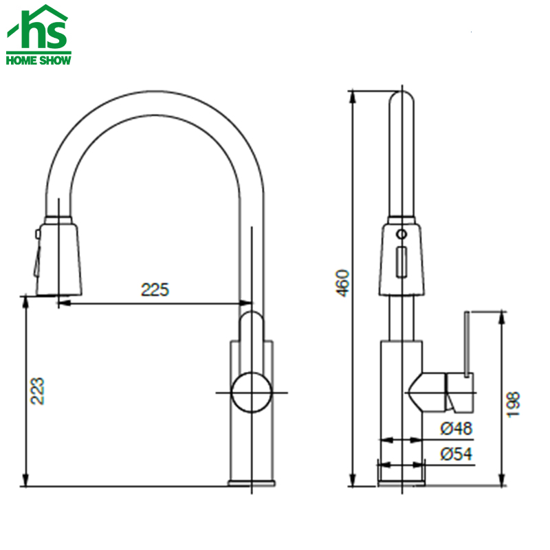 Wholesale OEM Brushed Stainless Steel  Automatic Touch Sensor Control Faucet/Tap for Kitchen C031536