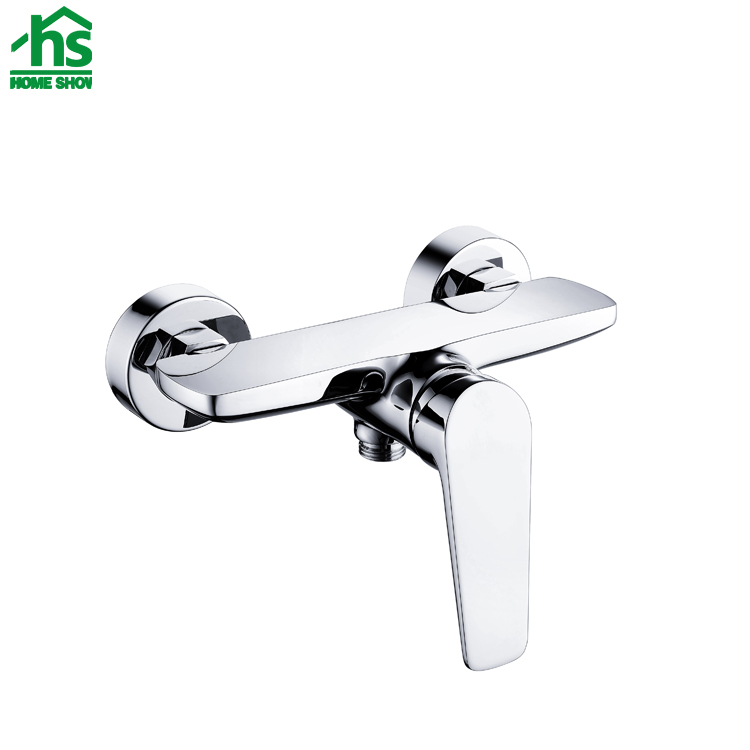 Factory Price High Glossy Wall Mounted Polished Bath Shower Mixer Faucet TapsD05 1369
