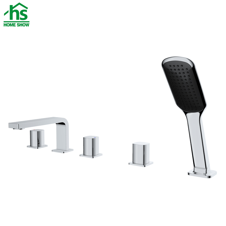 Customizable Modern Bathroom Style Wall Mounted Brass Material Bathtub Multifunctional Shower Faucet