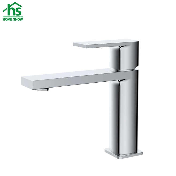 Factory OEM Chrome Single Lever Basin Mixer Bathroom Faucet Supplier