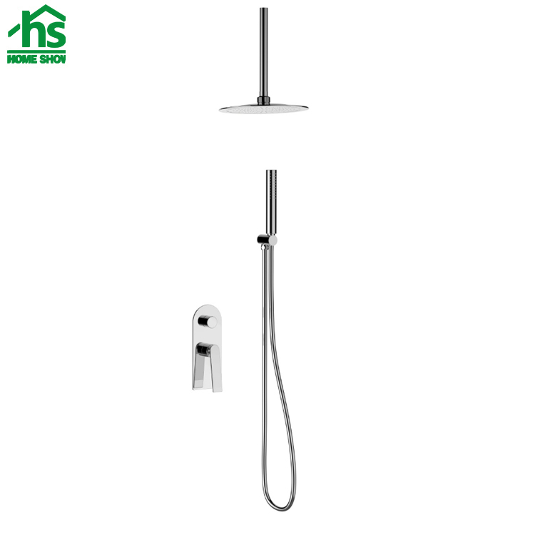 Wall Mounted Shower Head Mixer with Valve Control Shower System D24 1005