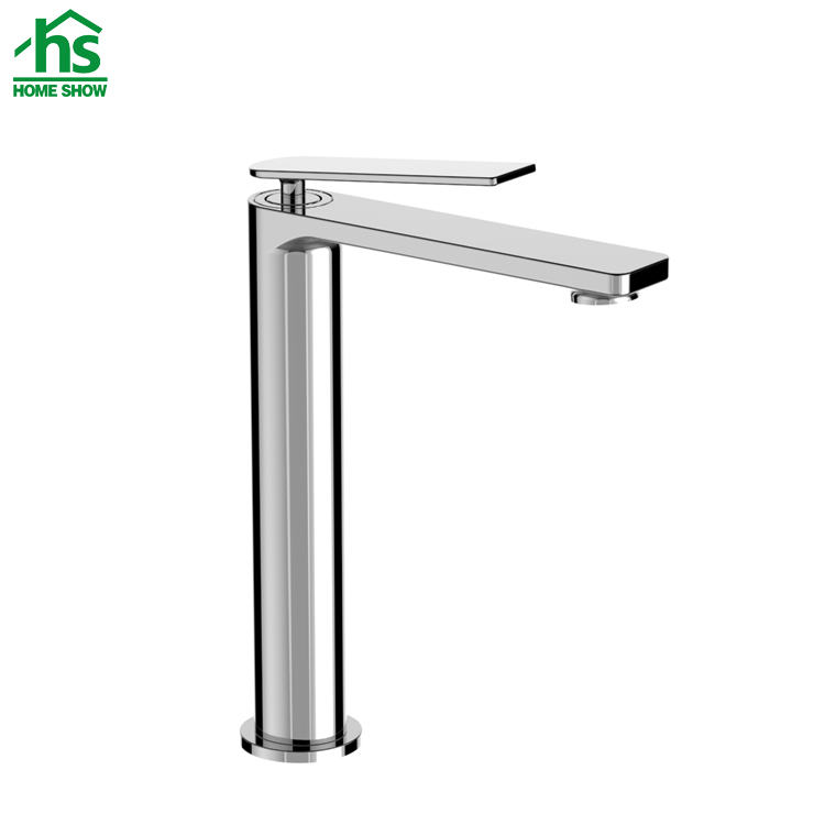 Factory Design  Chrome Single Lever Basin Mixer Bathroom Faucet Manufacturer