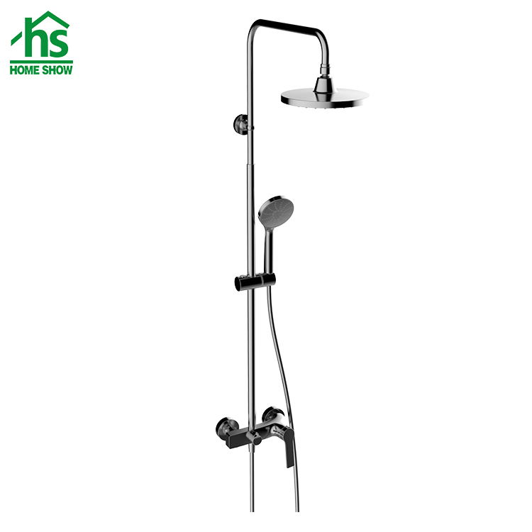 Factory Sell Wall Mounted Three Functions Brass Shower Faucet Set