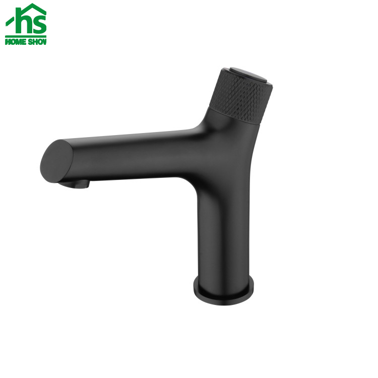 Wholesale Tree Shape Basin Taps Black Faucets for Hotel Bathroom