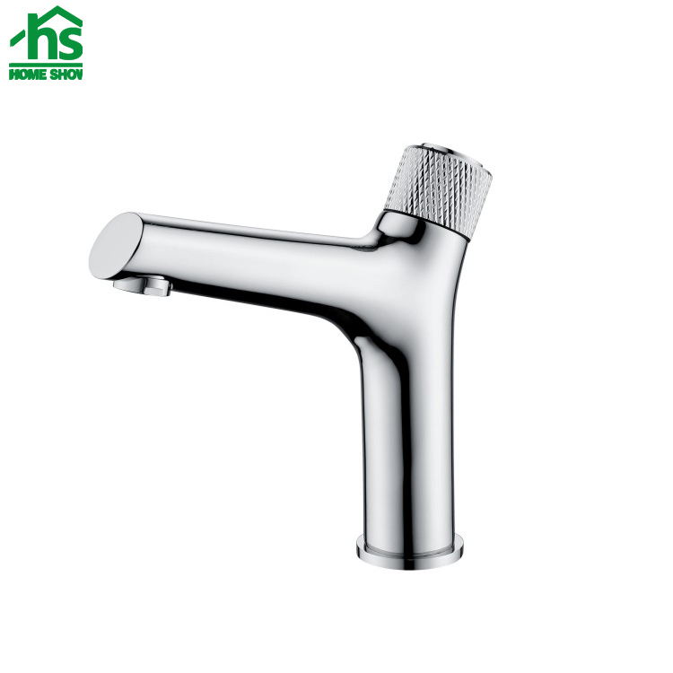Tree Shape Faucets Botton Control Chrome Bathroom for Hotel Project