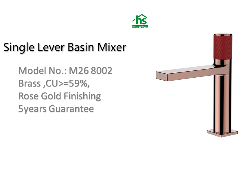 Wholesale rose gold basin mixer