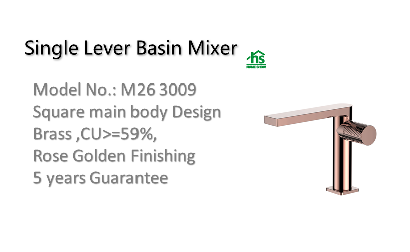 Wholesale rose gold basin mixer