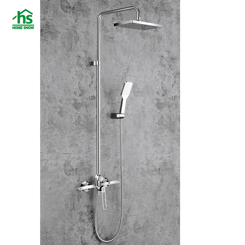 High Quality Manufacturer Hollow Handle Customized Brass Bathroom Shower Rain Shower Set D30 1003