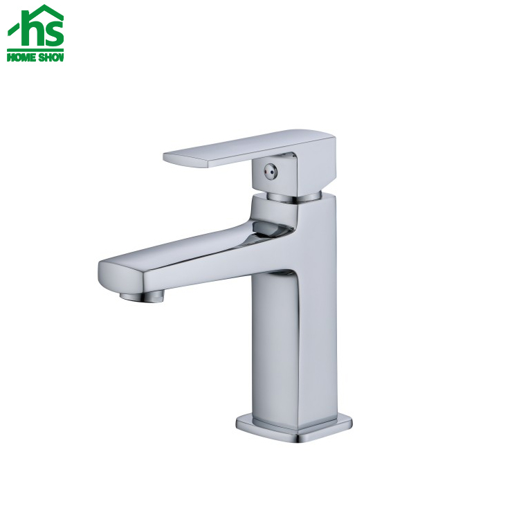 Economic Square Brass Water Saving Lavatory Basin Mixer M02 1515