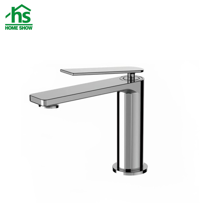 Factory Chrome Single Lever Basin Mixer Bathroom Faucet