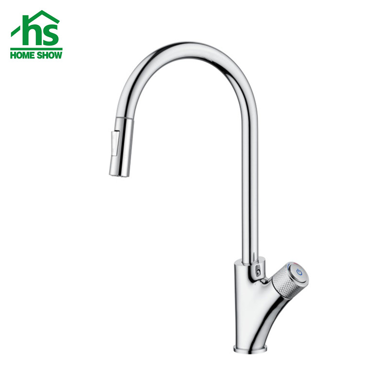 Factory Supply Botton Control Single-lever  Kitchen Faucet C21 1002