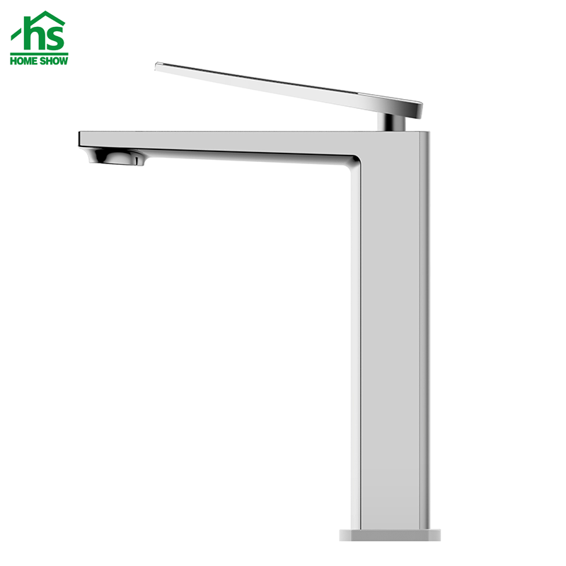 Factory Wholesale Hollow Handle High Spout Brass Basin Faucet M30 1002