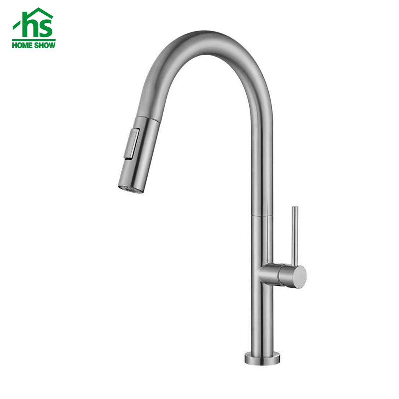 OEM Brushed 304 Stainless Steel Kitchen Sink Tap Faucet Manufacturer C03 1642