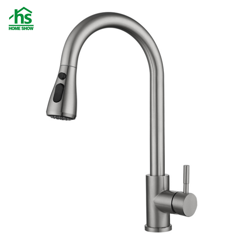 OEM Stainless Steel Brushed Kitchen Faucet  C03 1671