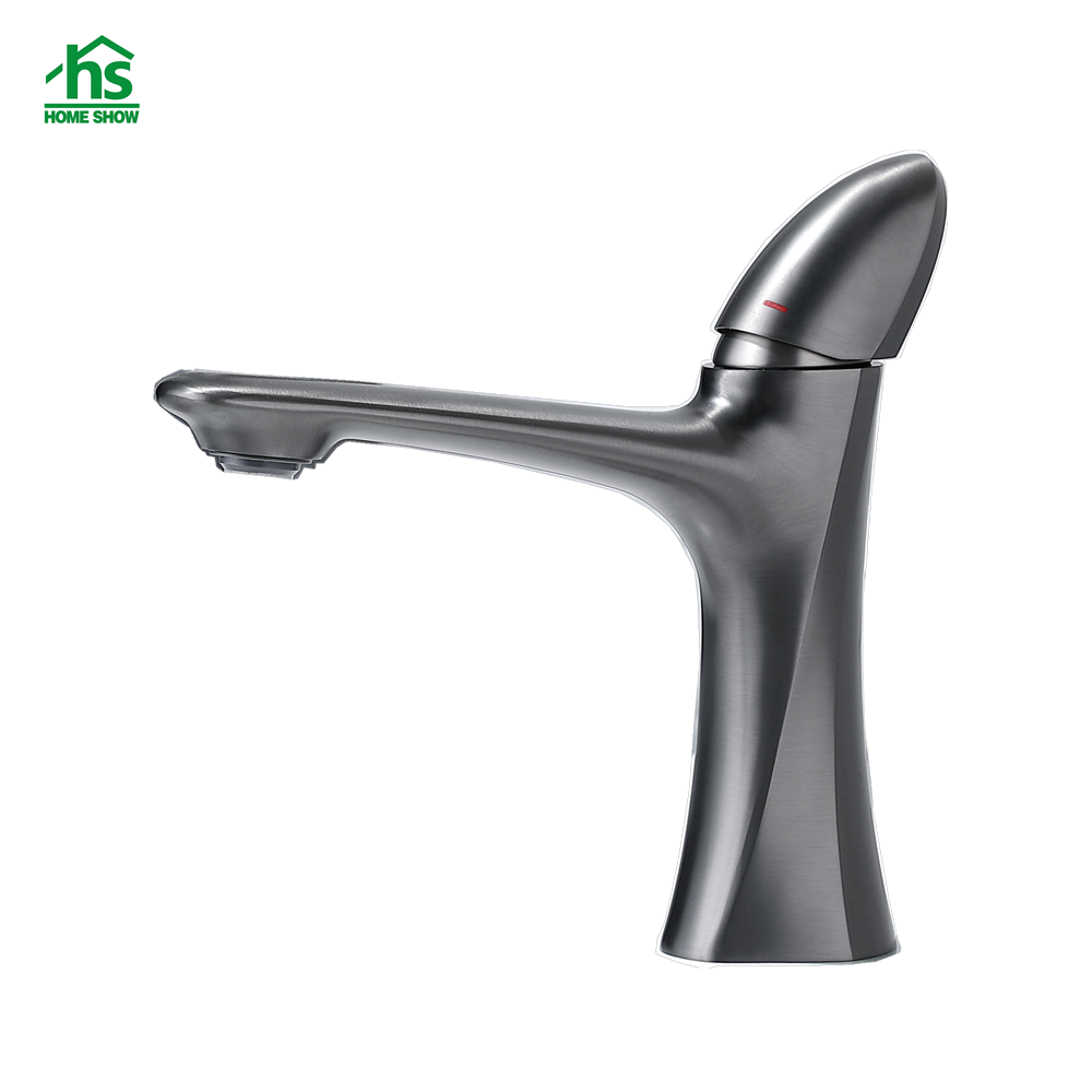 Chinese Factory Supply Brass Gun Gray Single Level Basin Mixer M35 4001