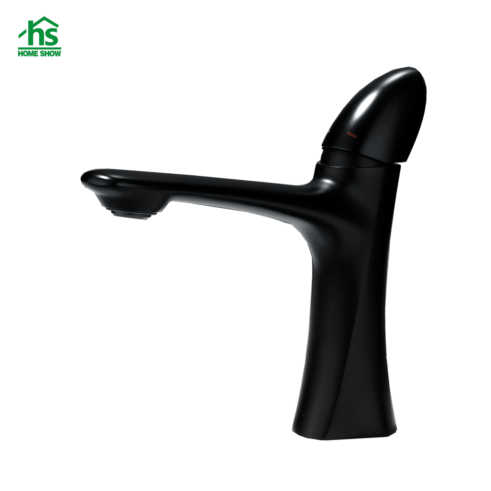 Single Lever Handle Matt Black Basin Mixer Bathroom Faucet M35 2001