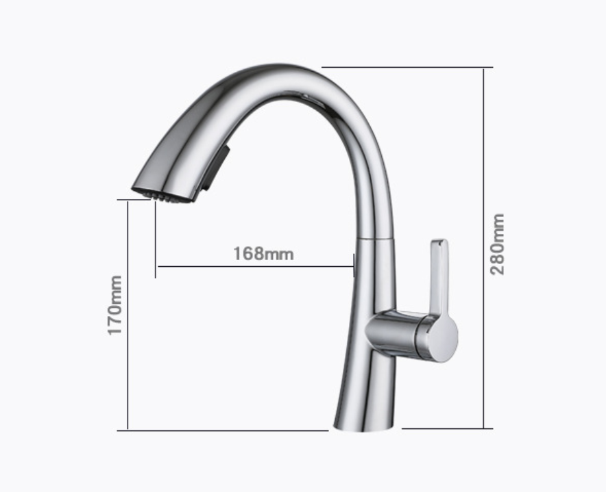 Wholesale OEM Service American Style Brushed Surface Kitchen Sink Faucet C031632