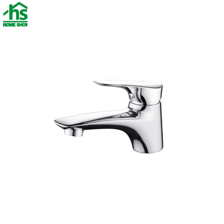 Factory Price Bathroom Brass Material Deck Mount Chrome Basin Mixer Faucet  M11 1001