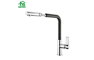 The handle of the L shaped kitchen faucet is in the wrong position, what should I do?
