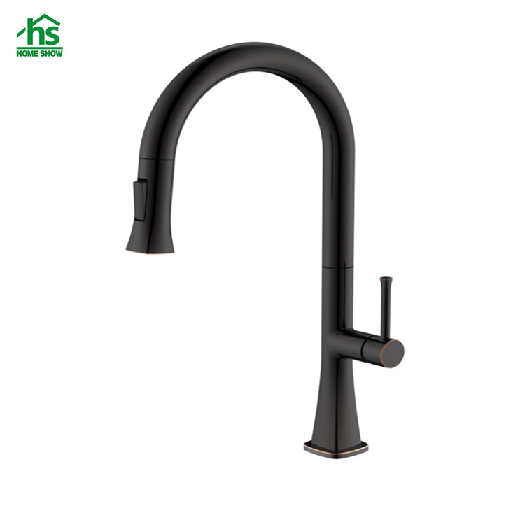 Wholesale Hotel Project OEM Gold Color Pull Out Kitchen Sink Faucet C03 1492