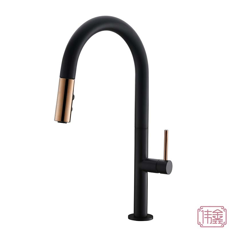 Wholesale Oil Rubbed Bronze Black Pull Down Kitchen Faucet C03 1430