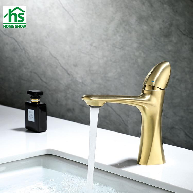 Chinese Factory Supply Brass Gun Gray Single Level Basin Mixer M35 4001