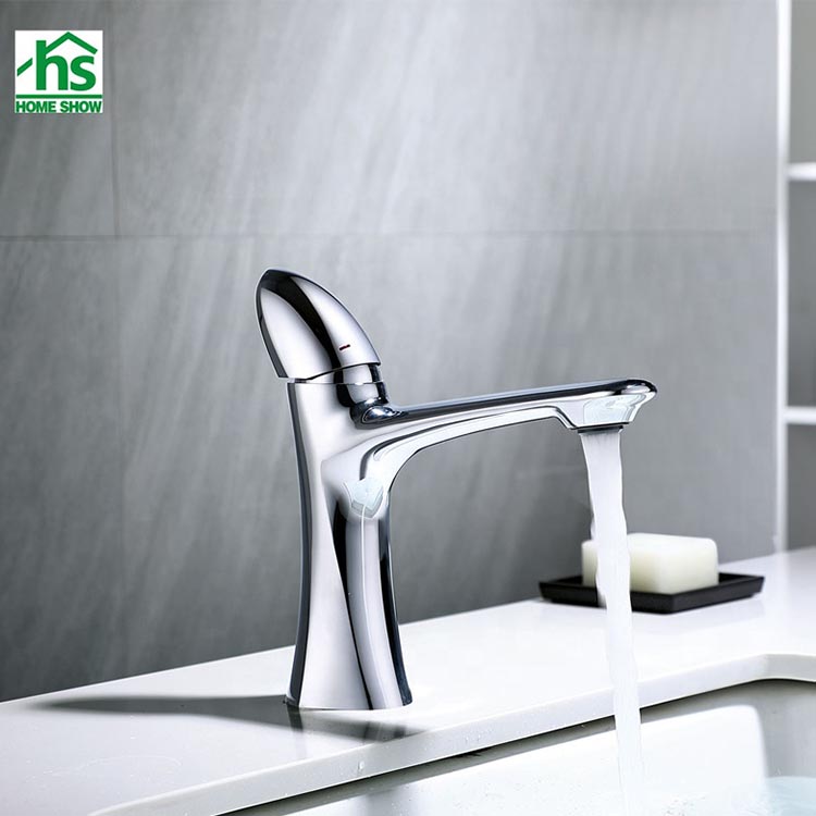 Single Lever Handle Chrome Basin Mixer Bathroom Faucet M35 1001