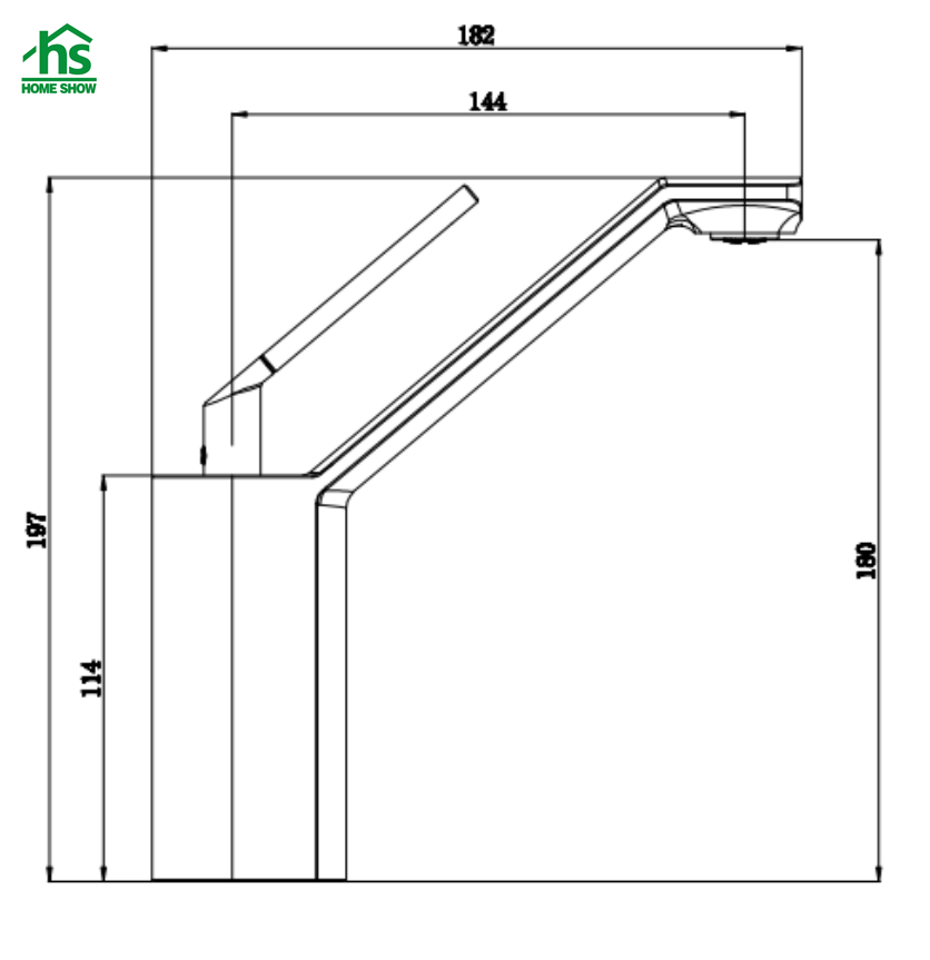 Chinese Faucet Supplier Tall Size Brass Single Level Matt Black Basin Mixer Faucet M42 2002