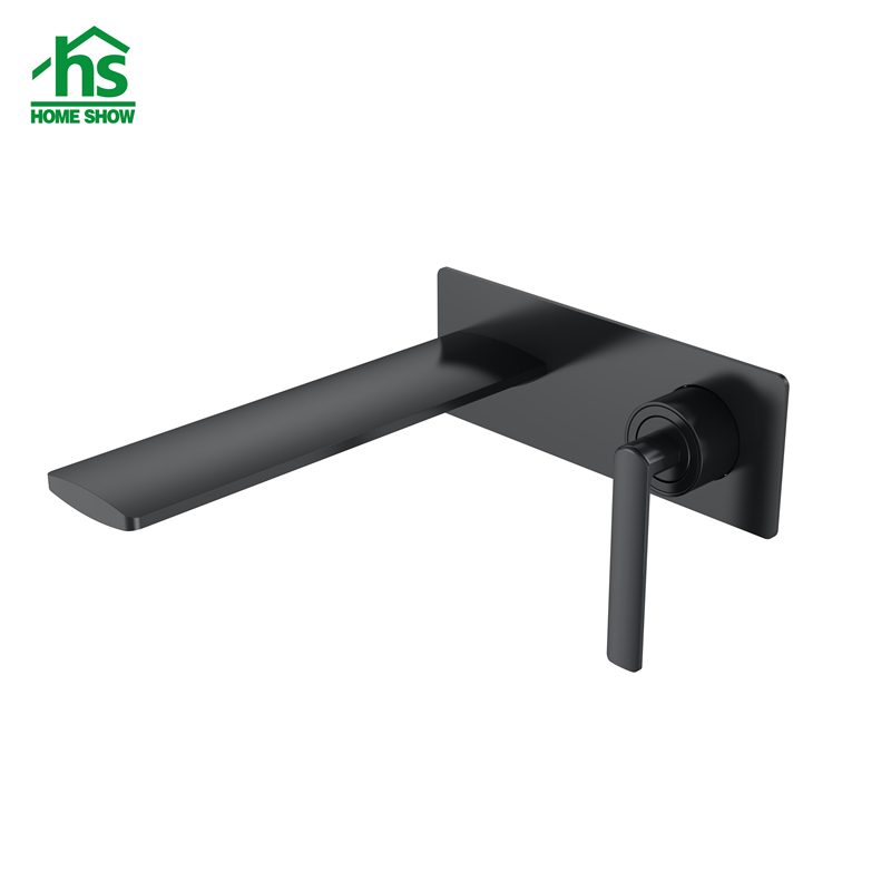 Customized Packing Matt Black Brass Material 3 Function Hidden Spout Bathroom Shower Set D42 2003