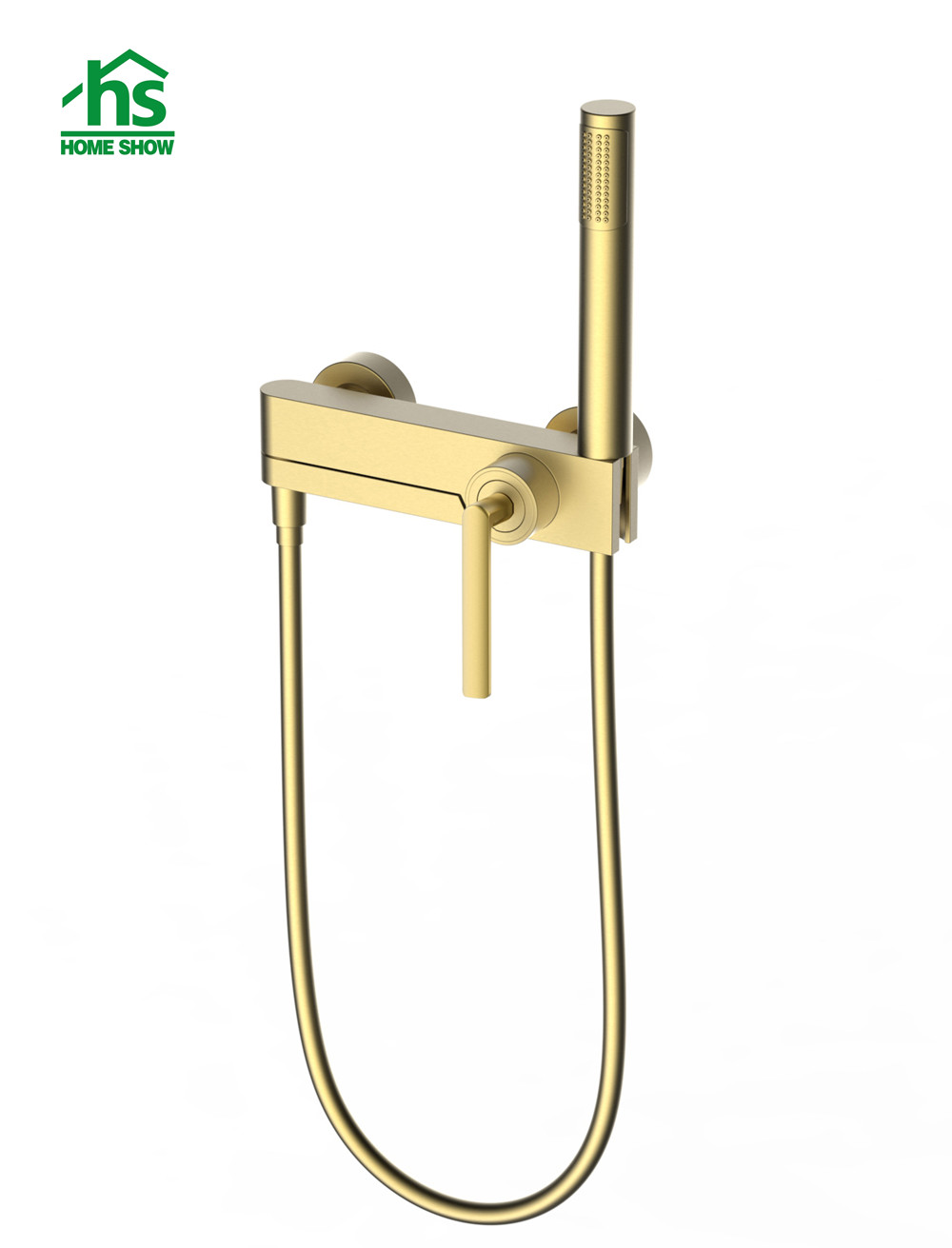 Factory Brushed Gold Single Function Brass Material Bath and Shower Faucet Mixer for Bathroom D42 4001