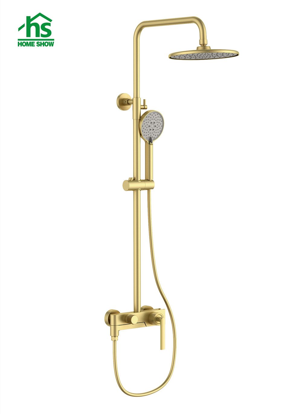 Wholesale Brushed Gold Brass Material Bath and Shower Faucet Mixer for Bathroom D42 4002