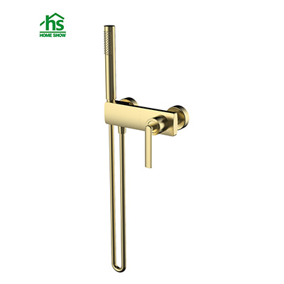 Factory Brushed Gold Single Function Brass Material Bath and Shower Faucet Mixer for Bathtoom D42 4001